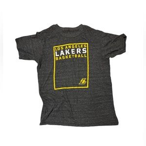 NWOT SOFT! fabric dark gray Lakers t-shirt. Unisex Size: M